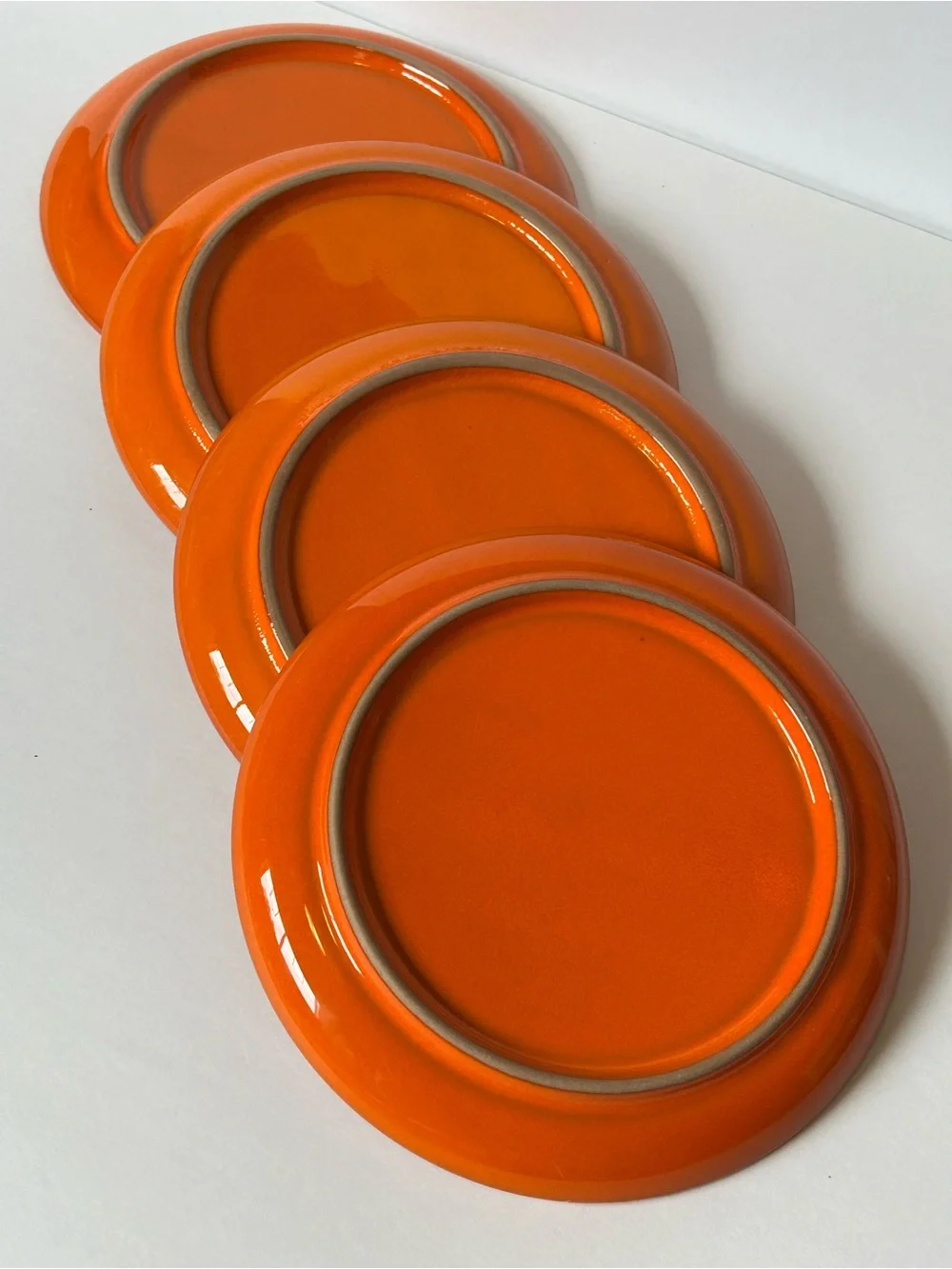 Vintage 1970s Winterling German stoneware plates 8” set of 4